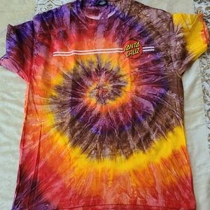 Santa Cruz SB Tie-Dye Cotton Tee